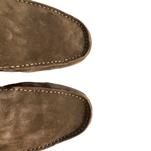 UGG Australia Ballard brown leather slip on dressy casual loafers size 10 - Picture 11 of 15